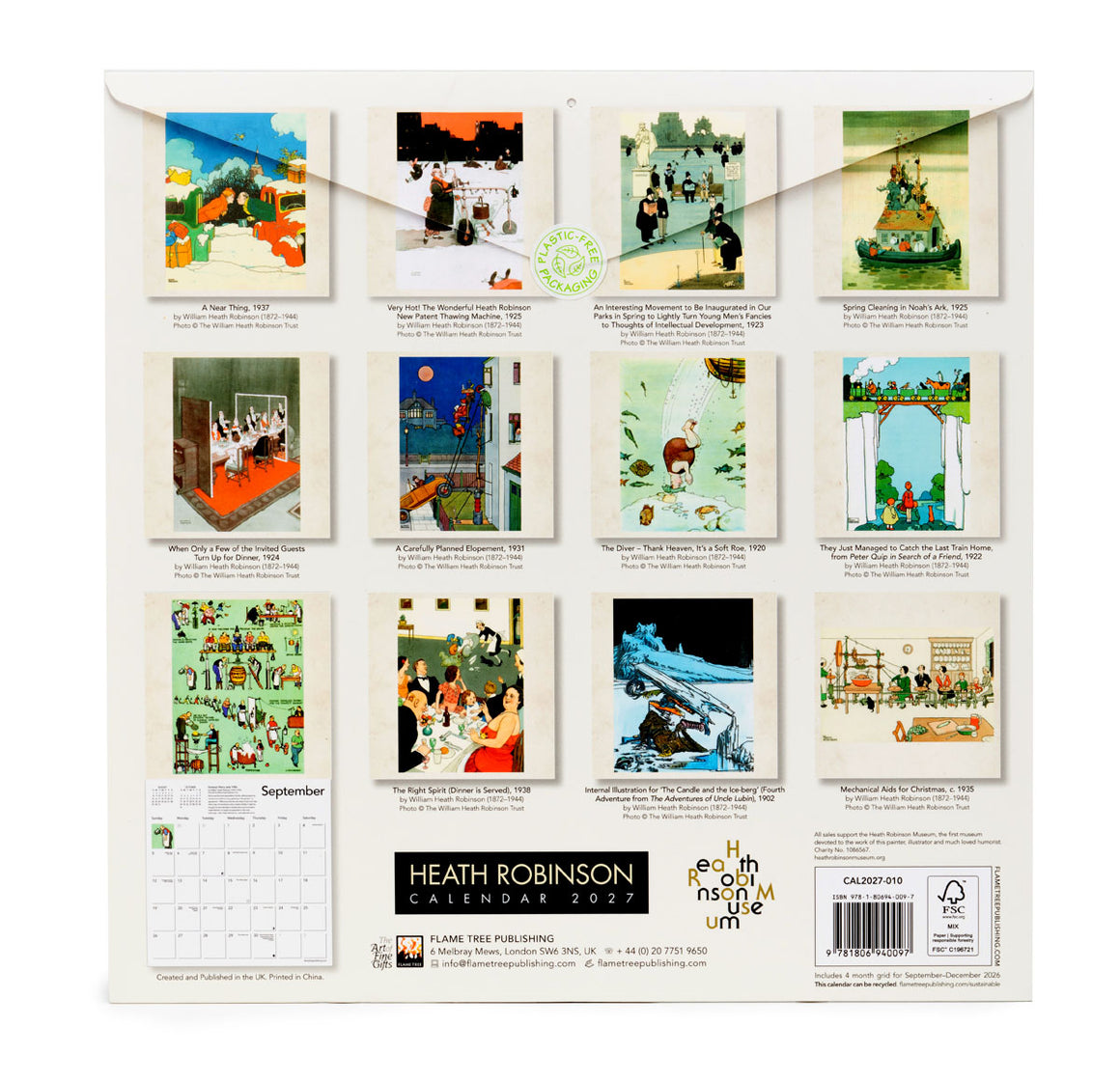 Wall Calendar 2027