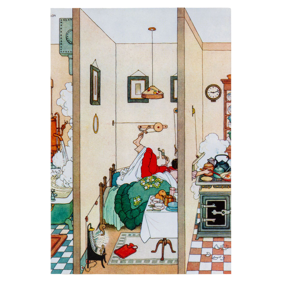Notecards 'Bedroom Comfort (5 pack)