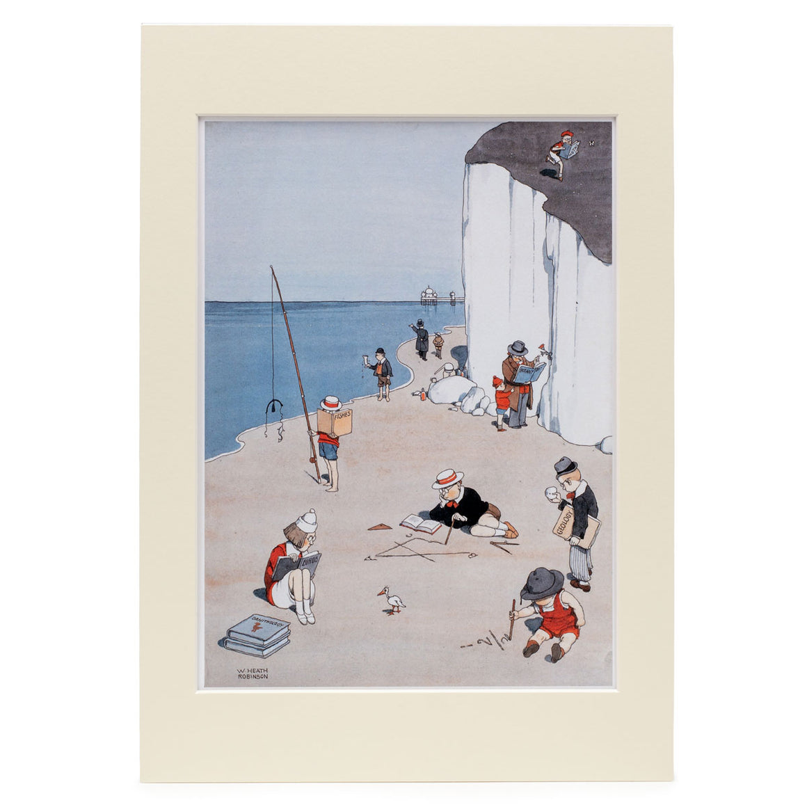 Mounted Print A3 - Intellectual Summer Holiday