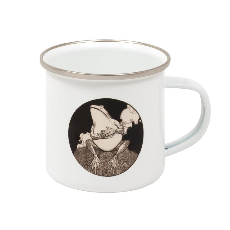 Friendly Frog Enamel Mug